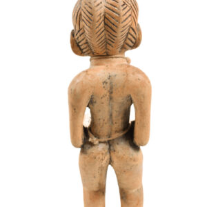 Albino figure, Ibeji - Wood, Bell - Yoruba - Nigeria