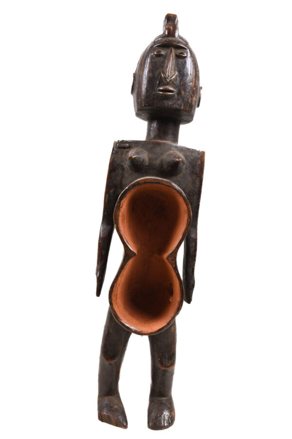 Anthropomorphic cup - Wood - Koro - Nigeria
