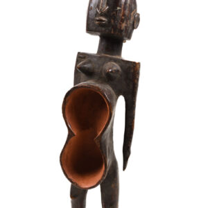 Anthropomorphic cup - Wood - Koro - Nigeria