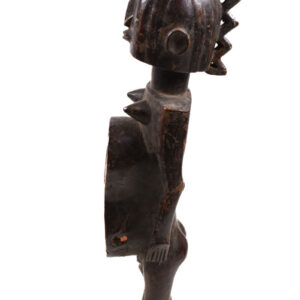 Anthropomorphic cup - Wood - Koro - Nigeria