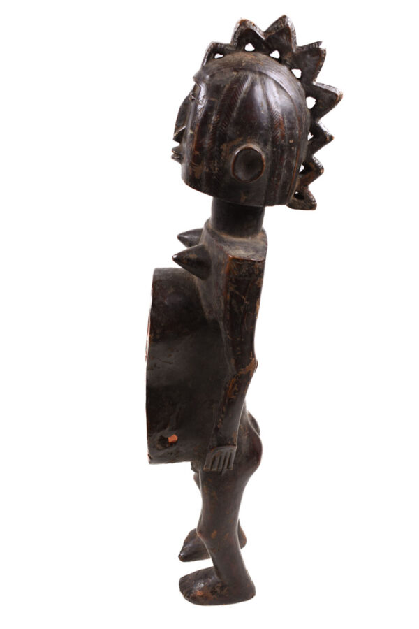 Anthropomorphic cup - Wood - Koro - Nigeria