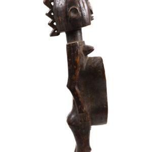 Anthropomorphic cup - Wood - Koro - Nigeria