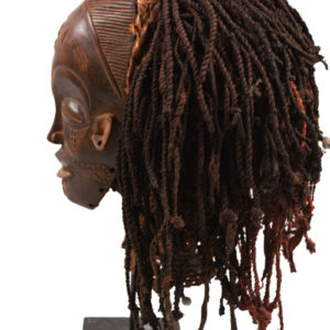 Mask - Wood, Rope - Mwana Pwo - Chokwe - DR Congo