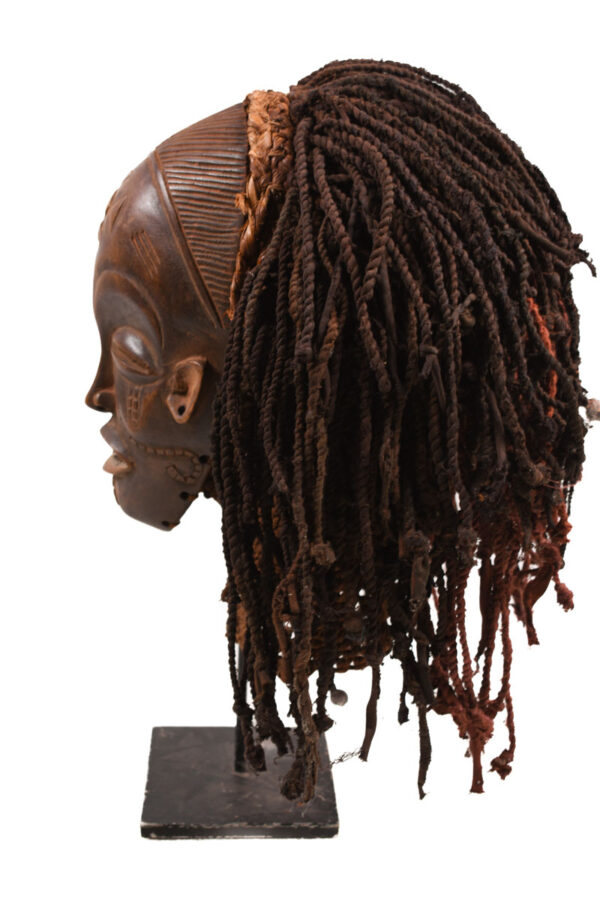 Mask - Wood, Rope - Mwana Pwo - Chokwe - DR Congo