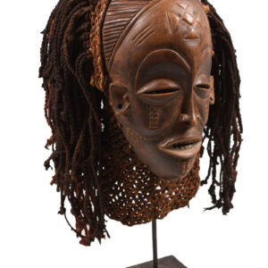 Mask - Wood, Rope - Mwana Pwo - Chokwe - DR Congo