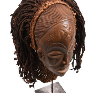 Mask - Wood, Rope - Mwana Pwo - Chokwe - DR Congo