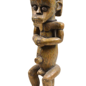 Byeri Figure - Wood - Copper- Fang - Gabon