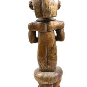 Byeri Figure - Wood - Copper- Fang - Gabon