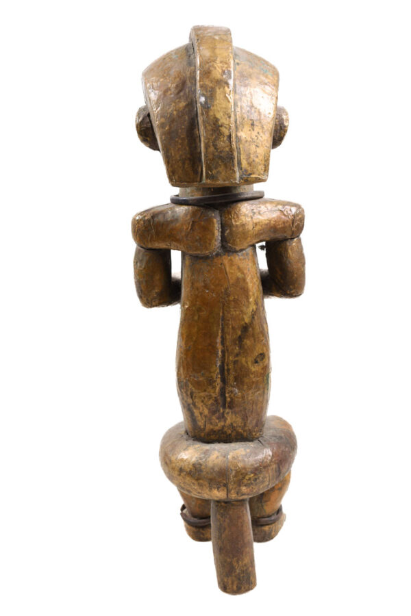 Byeri Figure - Wood - Copper- Fang - Gabon