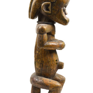 Byeri Figure - Wood - Copper- Fang - Gabon