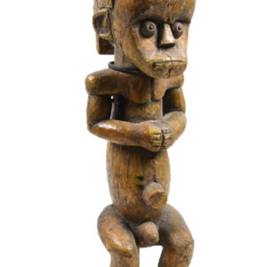 Byeri Figure - Wood - Copper- Fang - Gabon