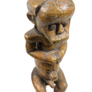 Byeri Figure - Wood - Copper- Fang - Gabon