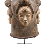 Helmet mask - Wood - Punu - Gabon