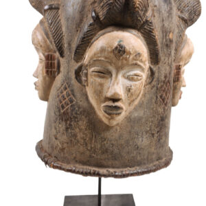 Helmet mask - Wood - Punu - Gabon