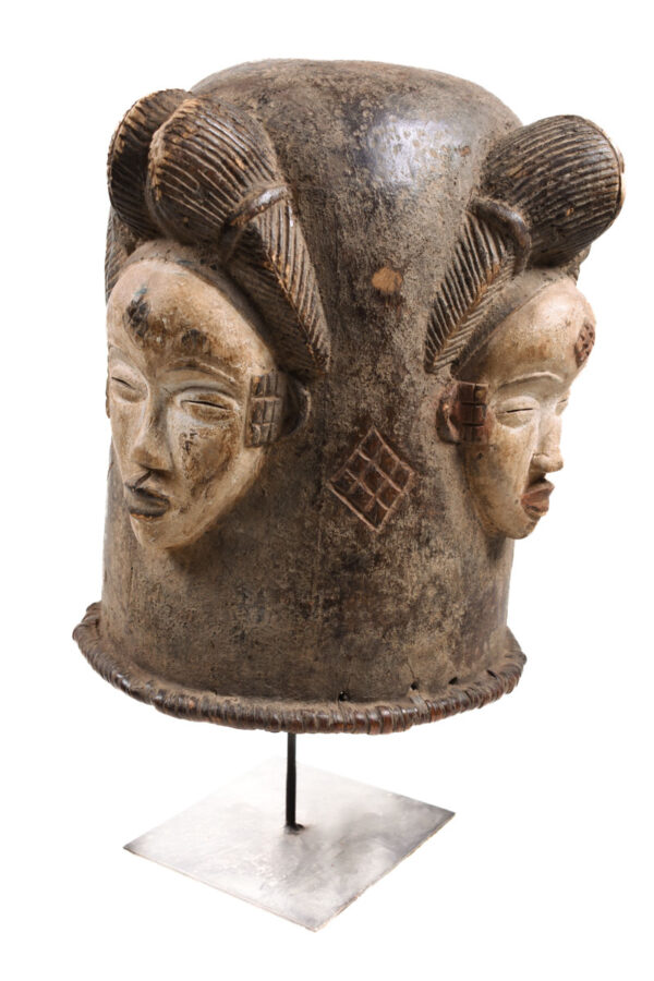 Helmet mask - Wood - Punu - Gabon
