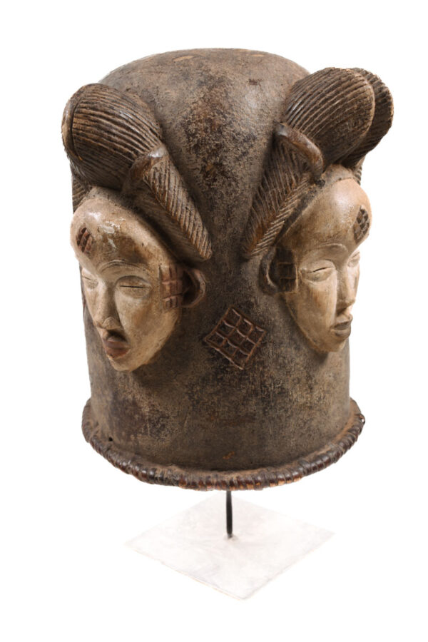 Helmet mask - Wood - Punu - Gabon