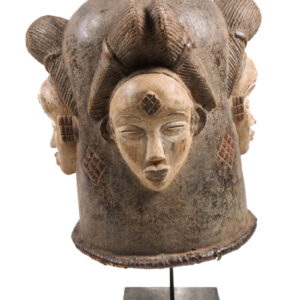 Helmet mask - Wood - Punu - Gabon