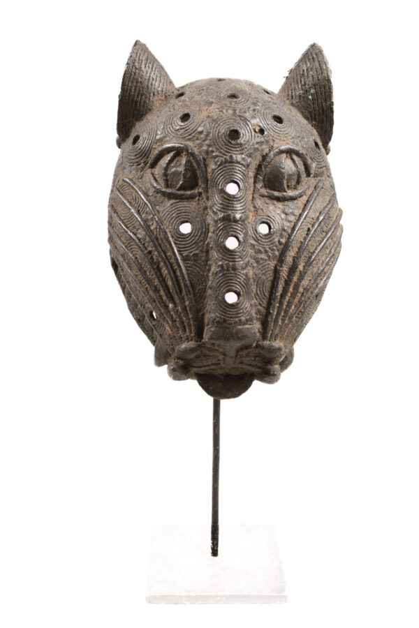 Leopard Head - Bronze - Benin