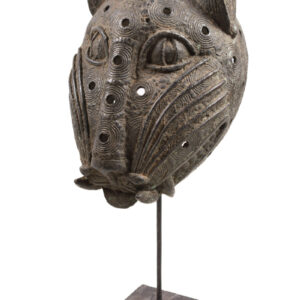 Leopard Head - Bronze - Benin