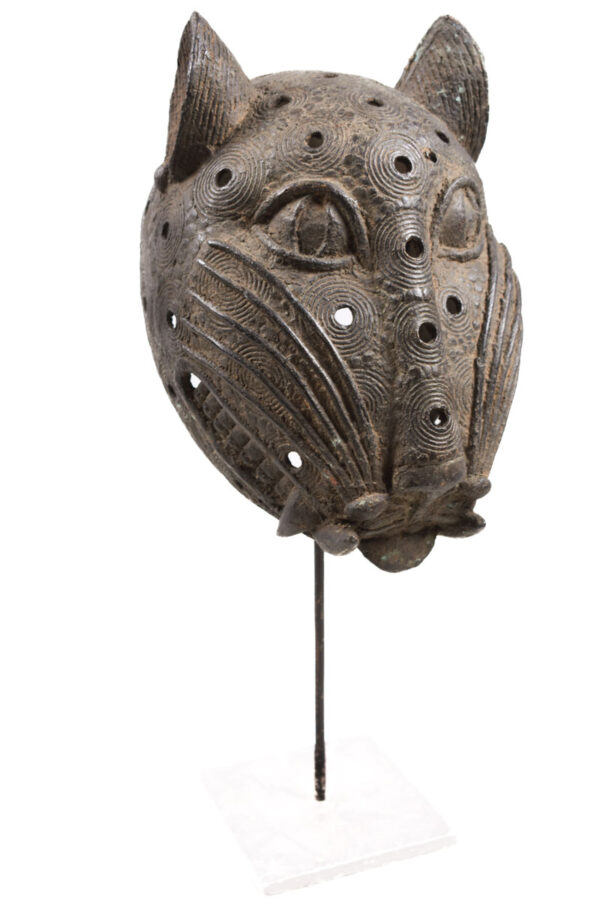 Leopard Head - Bronze - Benin