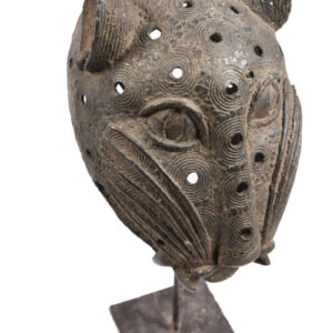 Leopard Head - Bronze - Benin