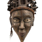 Mask - Nail, Wood, Metal - Kongo - Congo