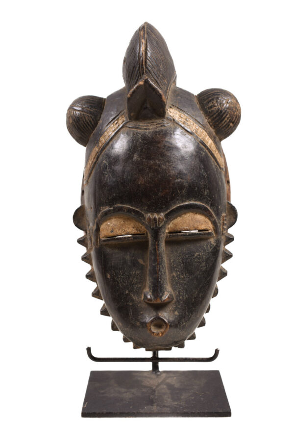 Dance mask - Wood - Baule - Ivory Coast