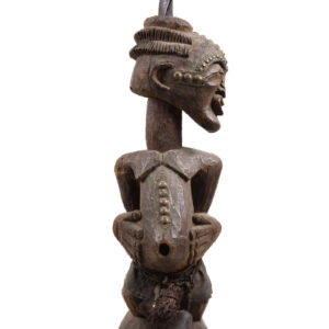 Power Figure - Wood, Horn, Nails - Songye - Congo