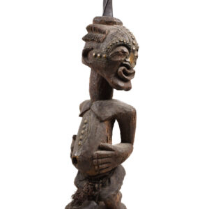 Power Figure - Wood, Horn, Nails - Songye - Congo