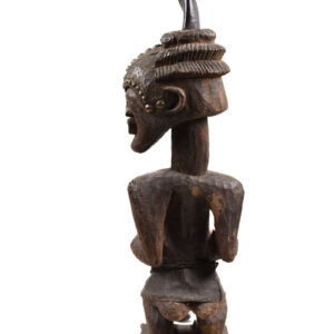 Power Figure - Wood, Horn, Nails - Songye - Congo