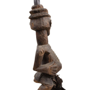 Power Figure - Wood, Horn, Nails - Songye - Congo