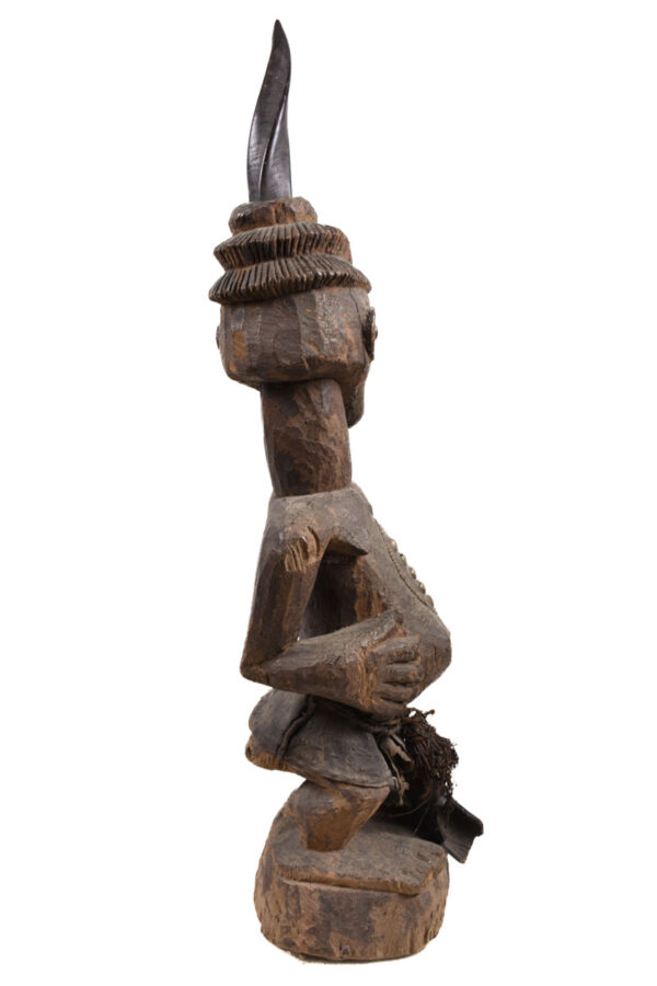 Power Figure - Wood, Horn, Nails - Songye - Congo