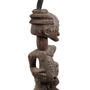 Power Figure - Wood, Horn, Nails - Songye - Congo