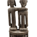 Seated couple - Wood - Dogon - Mali