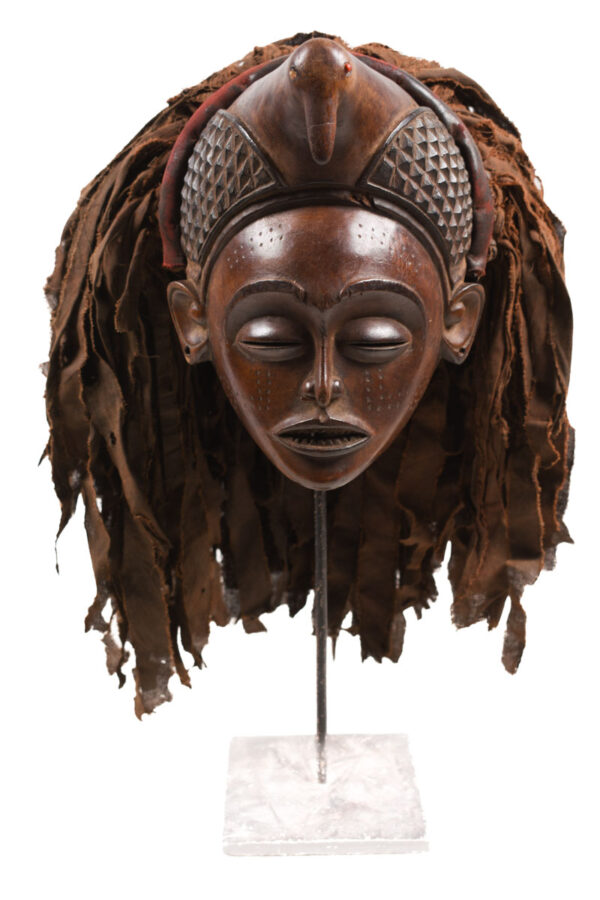 Mask - Wood, Rope - Mwana Pwo - Chokwe - DR Congo