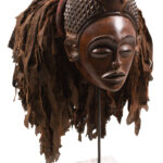 Mask - Wood, Rope - Mwana Pwo - Chokwe - DR Congo