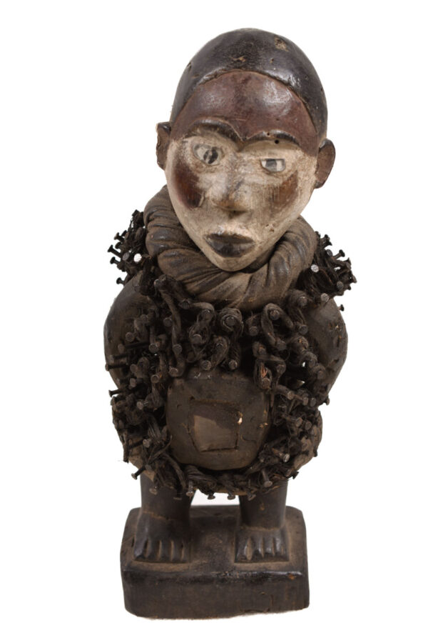 Nkisi Figure - Nail, Wood - Yombe - Congo