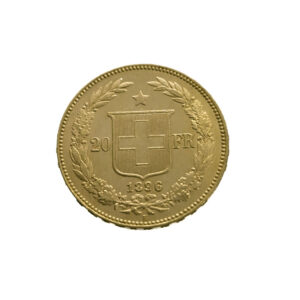 Switzerland 20 Francs 1896 Helvetica