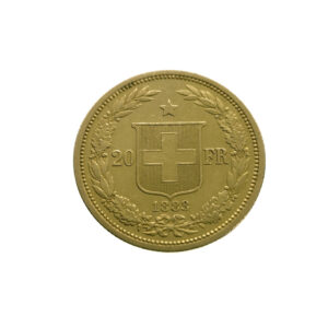 Switzerland 20 Francs 1883 Helvetica