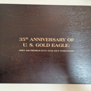 USA Coinset 2x 5 Dollars 2021 35th Anniversary Premium Edition - 1/10 Oz.