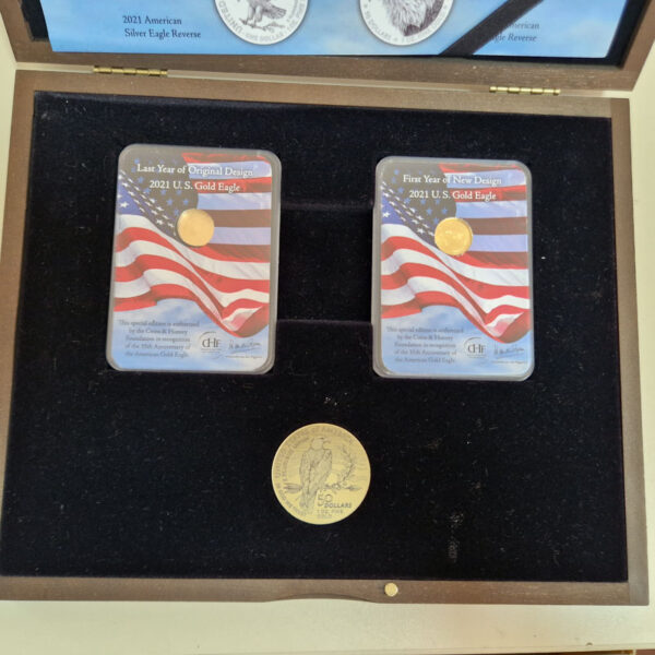 USA Coinset 2x 5 Dollars 2021 35th Anniversary Premium Edition - 1/10 Oz.