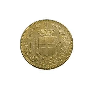 Italy 20 Lire 1888 Umberto I