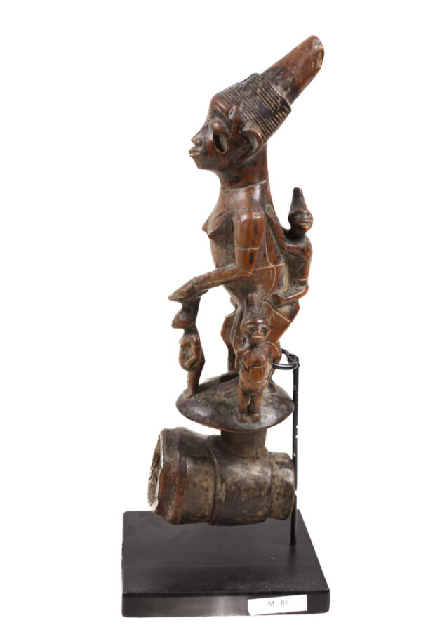 Ceremonial Pipe - Wood- Mangbetu- Congo