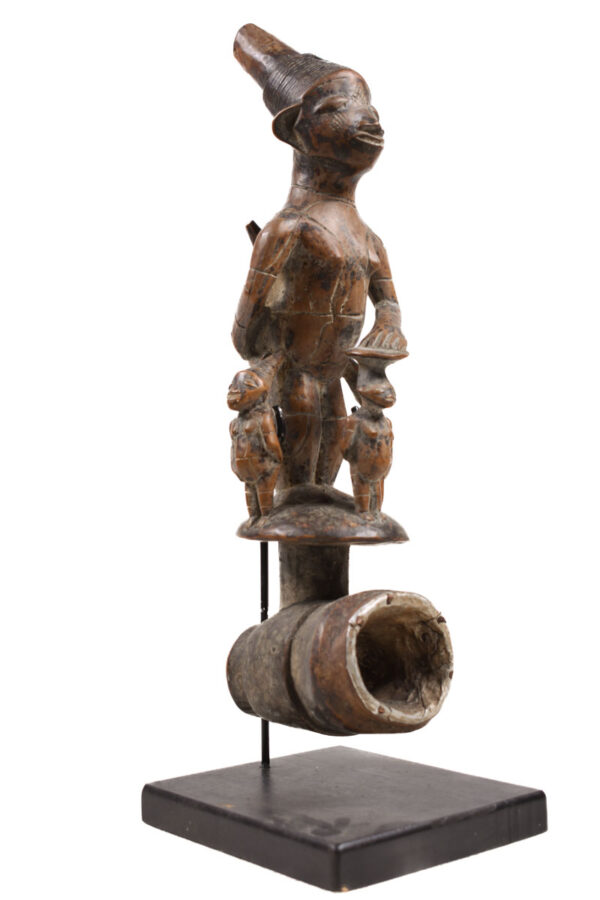 Ceremonial Pipe - Wood- Mangbetu- Congo