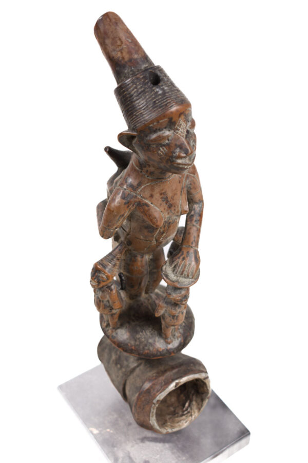 Ceremonial Pipe - Wood- Mangbetu- Congo