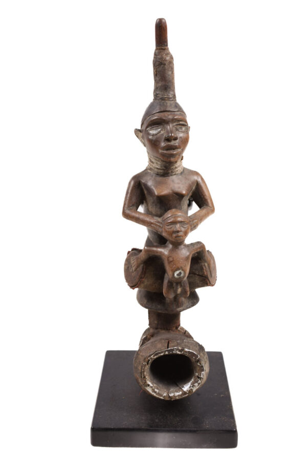 Ceremonial Pipe - Wood- Bakongo- Congo