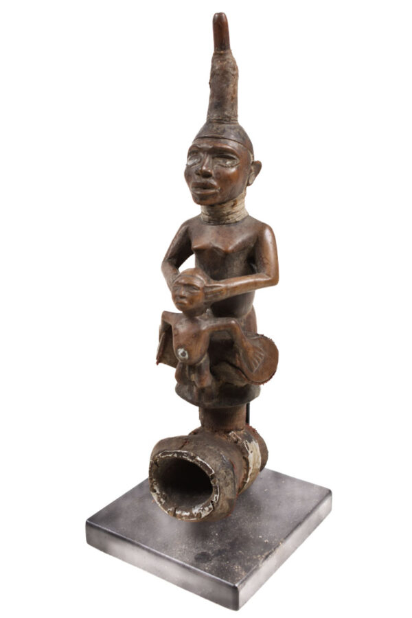 Ceremonial Pipe - Wood- Bakongo- Congo