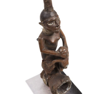 Ceremonial Pipe - Wood- Bakongo- Congo