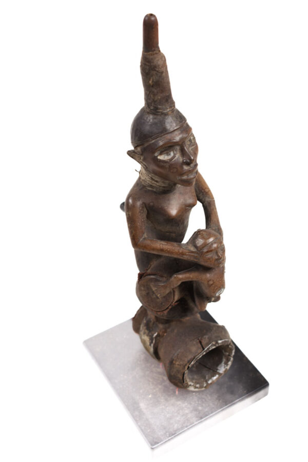 Ceremonial Pipe - Wood- Bakongo- Congo