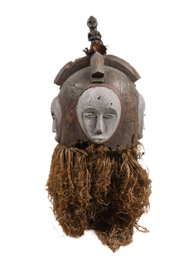 Helmet mask - Wood - Ngongtang - Fang - Gabon